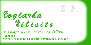 boglarka milisits business card